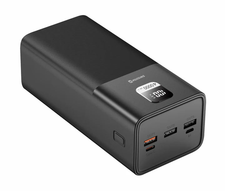 SWISSTEN POWER LINE POWER BANK 40000 mAh 100W POWER DELIVERY BLACK