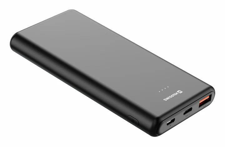 SWISSTEN POWER LINE POWER BANK 10000 mAh 20W POWER DELIVERY BLACK