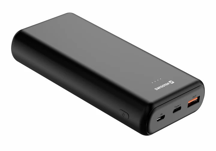 SWISSTEN POWER LINE POWER BANK 20000 mAh 20W POWER DELIVERY BLACK